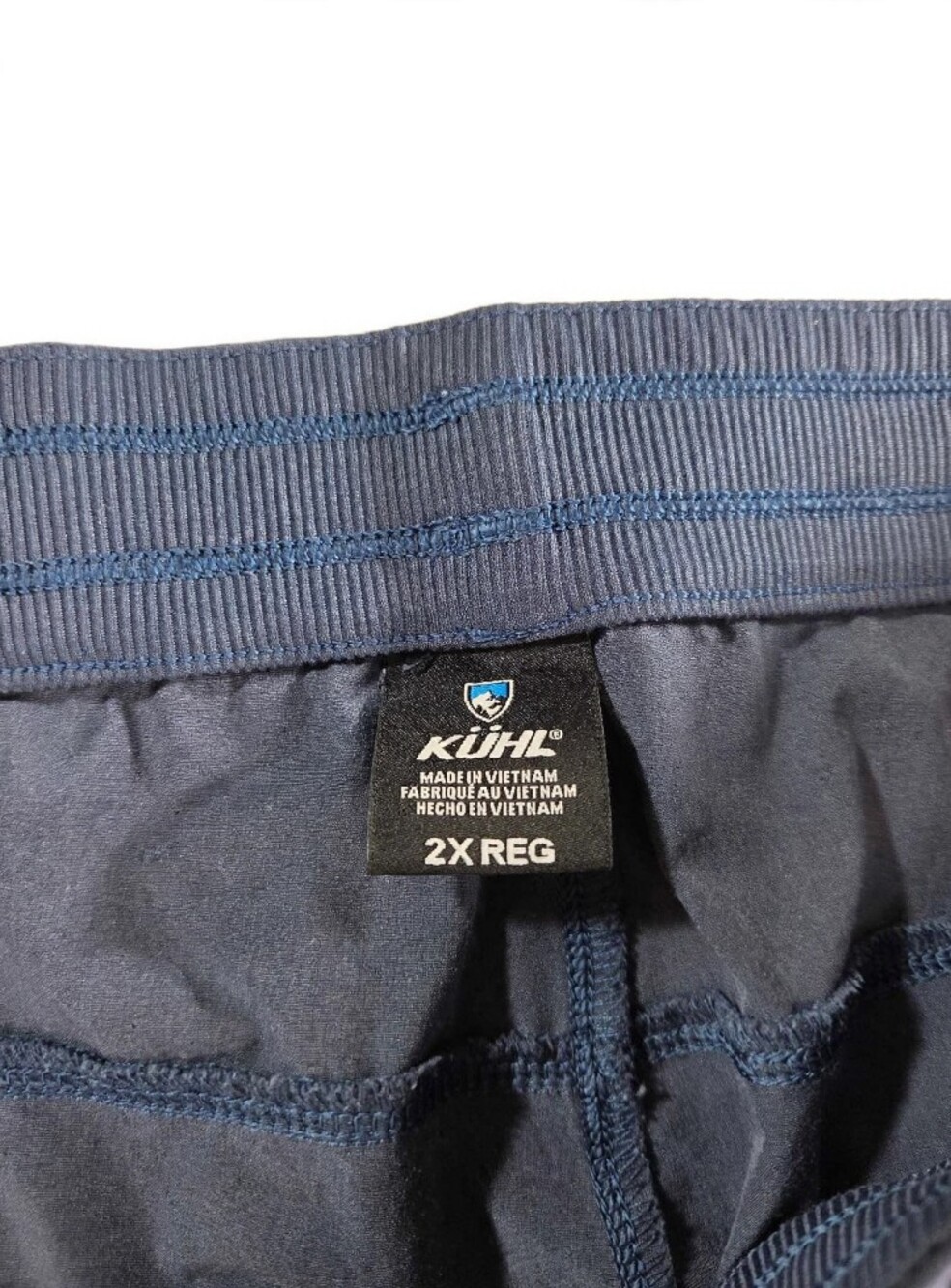 KUHL Mens 2X REG Pants Style 6206X Outdoor Hiking Stretch Carbon Blue Gray - Picture 7 of 10